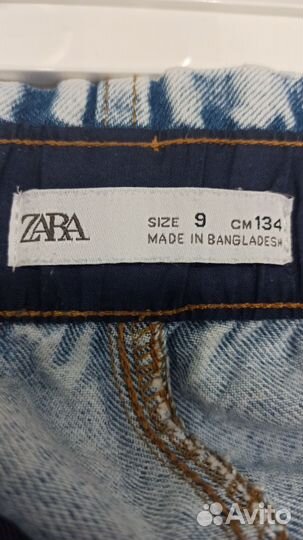 Джинсы для девочки 134 zara, mango