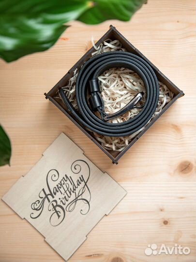 Мужской ремень крутой подарок с гравировкой