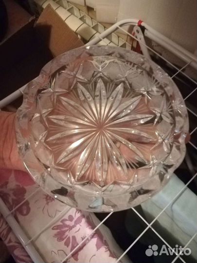 Пепилница хрустальная