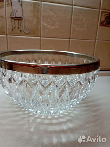 Салатник, хрусталь с СССР