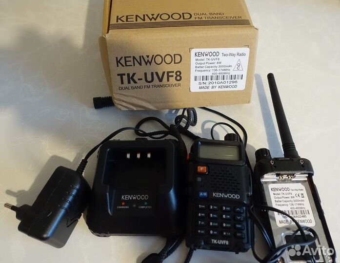 Рация Kenwood TK-UVF8 плюс запасная