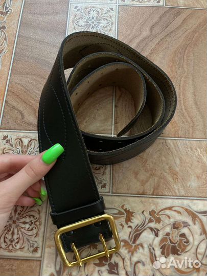 Мужской кожаный ремень