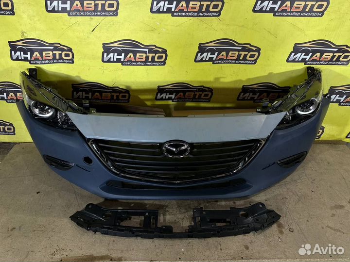 Передний бампер Mazda 3 bm 2016-2019г