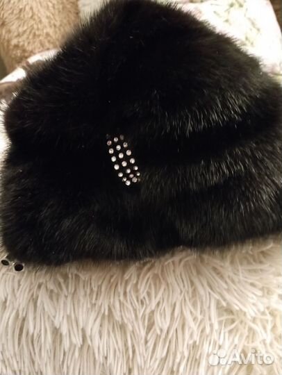 Шапка норковая 58 размер женская