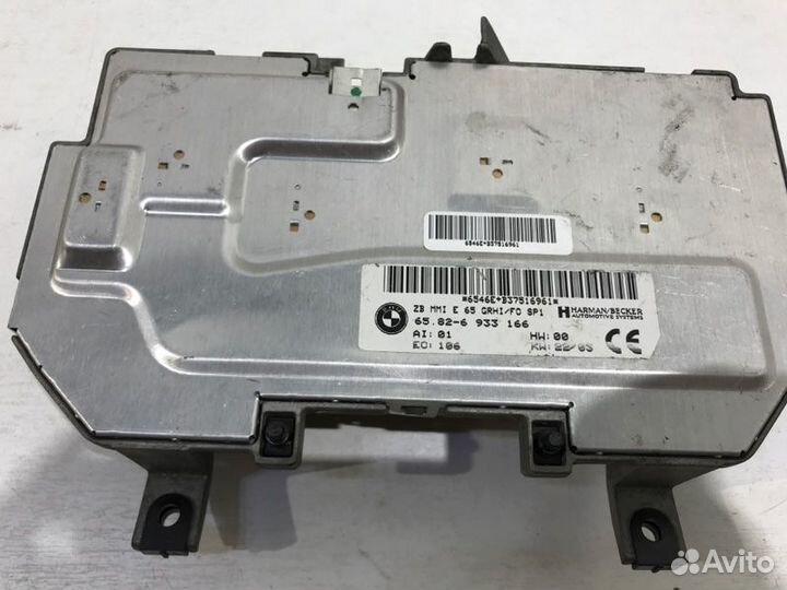 Блок эбу заднего монитора Bmw 7Er E65 2005-2008