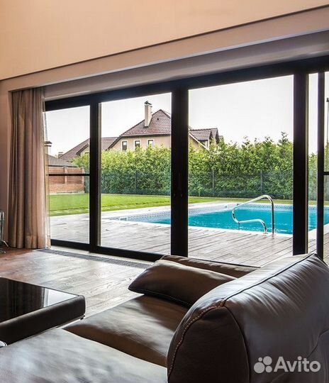 Алюминиевые окна в дом