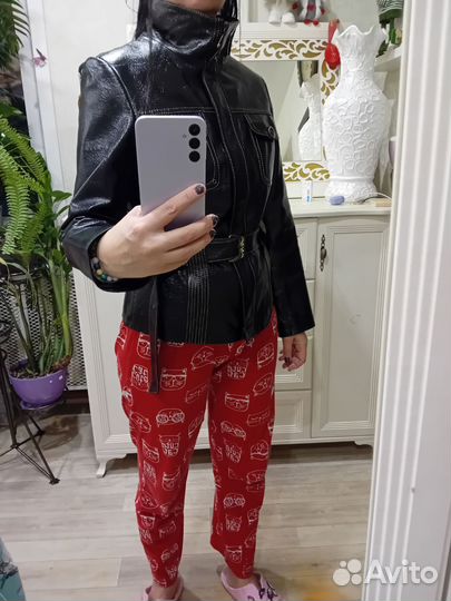 Куртка кожаная женская 42 44