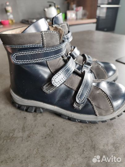 Ортопедические ботинки демисизон 32р