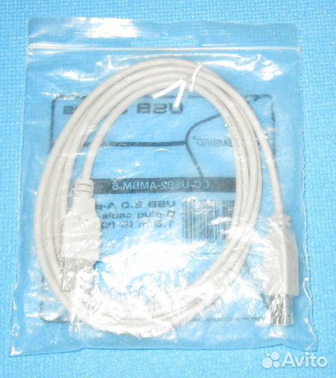 Кабель USB для принтера 1,8м