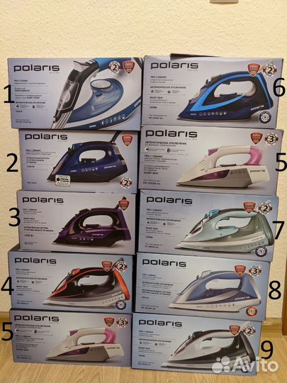 Утюги Polaris