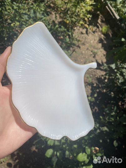 Подставки Перо и Лист Гинго Подарок в коробке