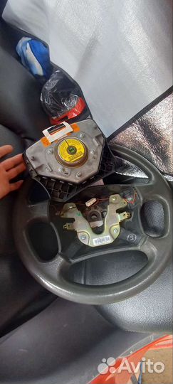 Руль приора с подушкой