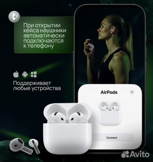 Беспроводные наушники Apple Airpods 4