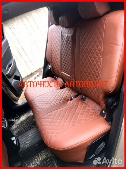 Чехлы Автопилот Kia Sportage 4 из экокожи Ромб