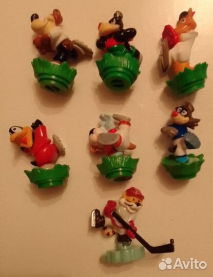 Шрек, кроты, динозавры и другие игрушки киндер