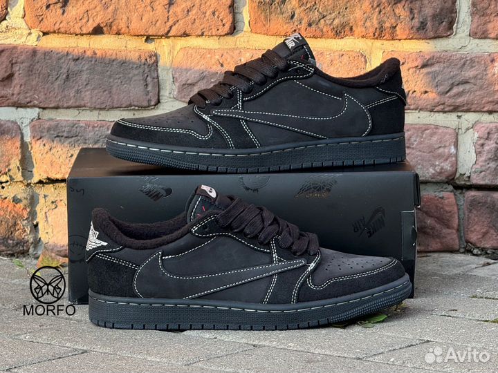 Nike air jordan 1 travis scott black phantom