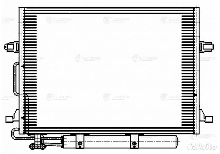 Радиатор кондиционера Мерседес Е W211 02