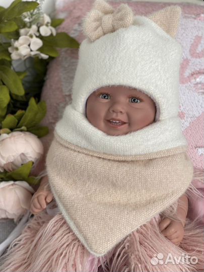 Продам комплект Шапка+снуд