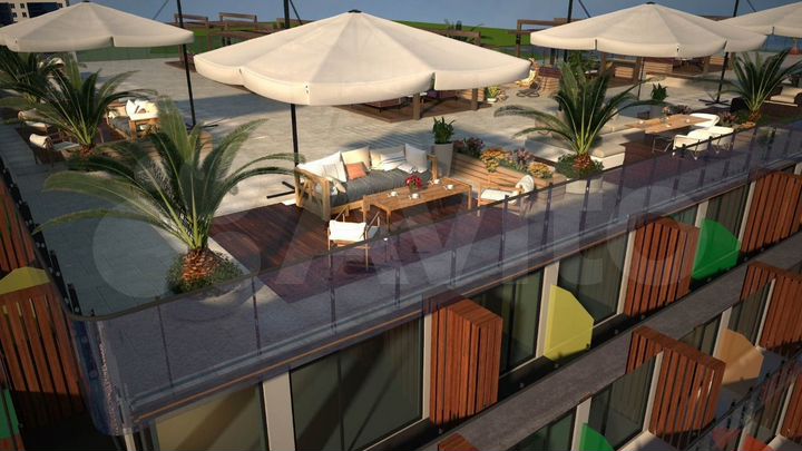 Квартира-студия, 39 м² (Грузия)