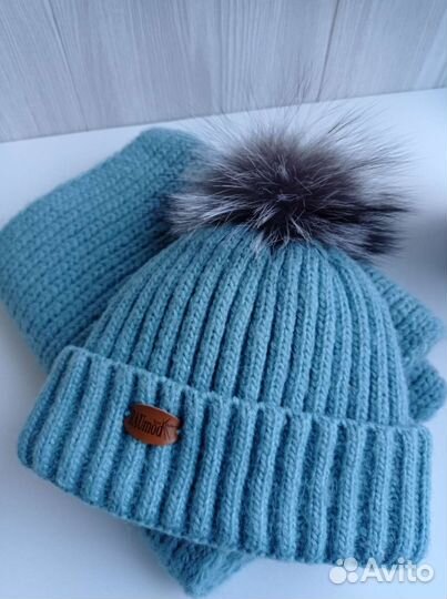 Набор шапка шарф