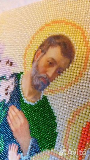 Икона вышитая бисером