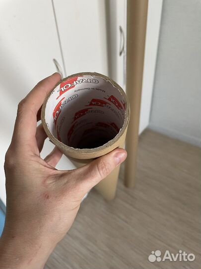 Тубус труба картонная для кошек