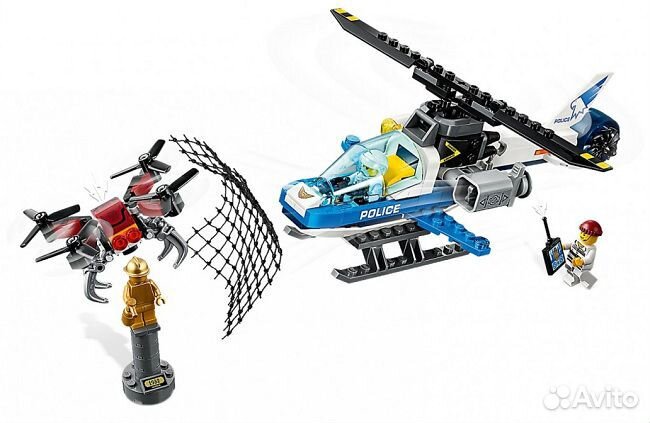 Конструктор lari 11207 Воздушная полиция: погоня д