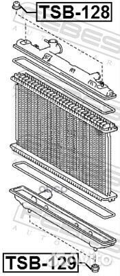 TSB128 втулка крепления радиатора Lexus ES 350