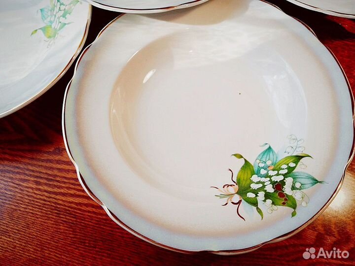 Музейный экспонат сервиз,ландыш, СССР