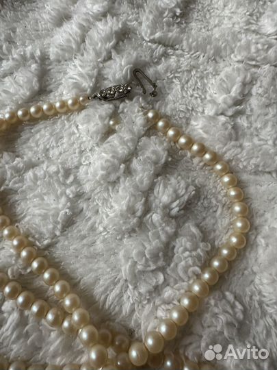 Бусы жемчужины винтаж