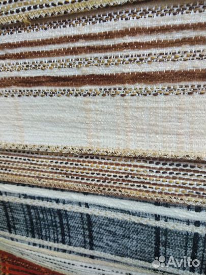 Ткань мебельная образцы на вешалках палетках печв