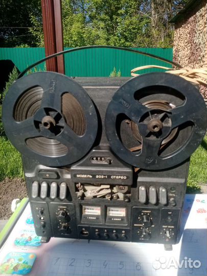 Катушечный магнитофон нота 203 1