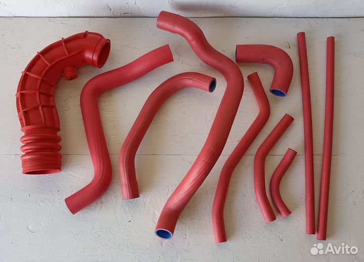 Патрубки двигателя ваз 1118 вода + воздух из 12 шт