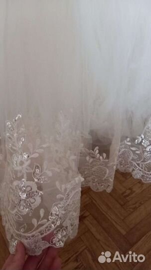 Свадебное платье 48-50 пышное