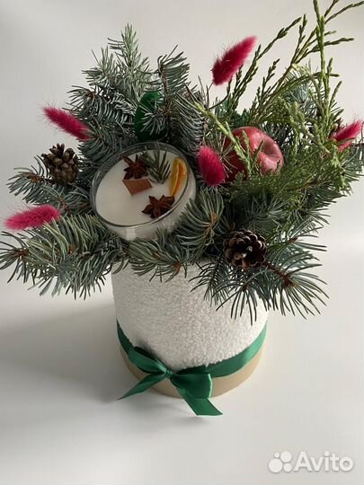 Новогодняя композиция из нобилиса