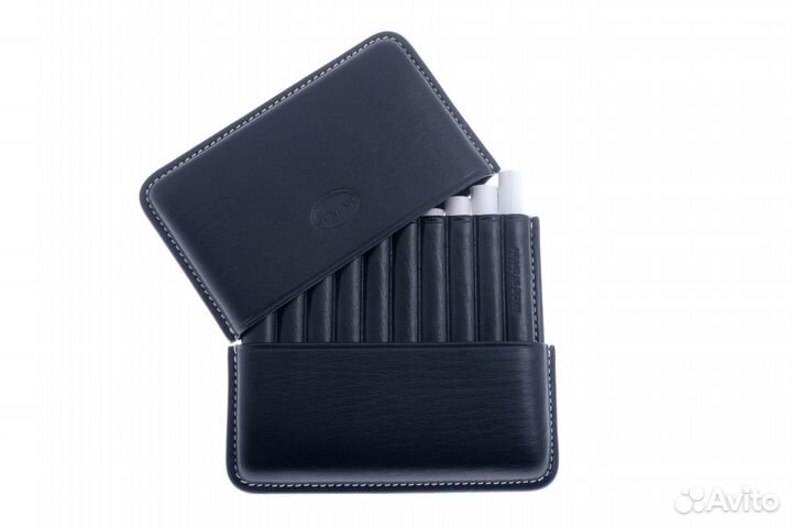 Сигаретница Jemar на 10 штук, натуральная кожа