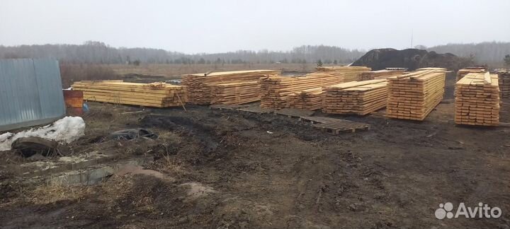 Доска обрезная сосновая