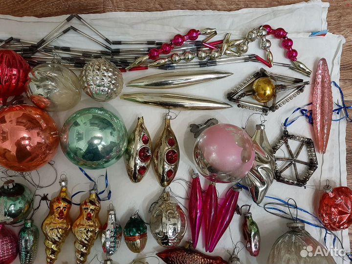 Елочные игрушки СССР