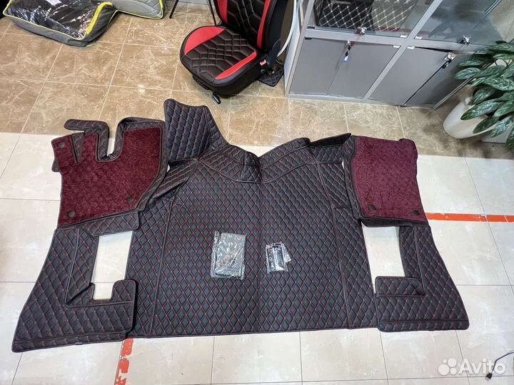 3d коврики из экокожи Volvo FH 2000-2013, автомат