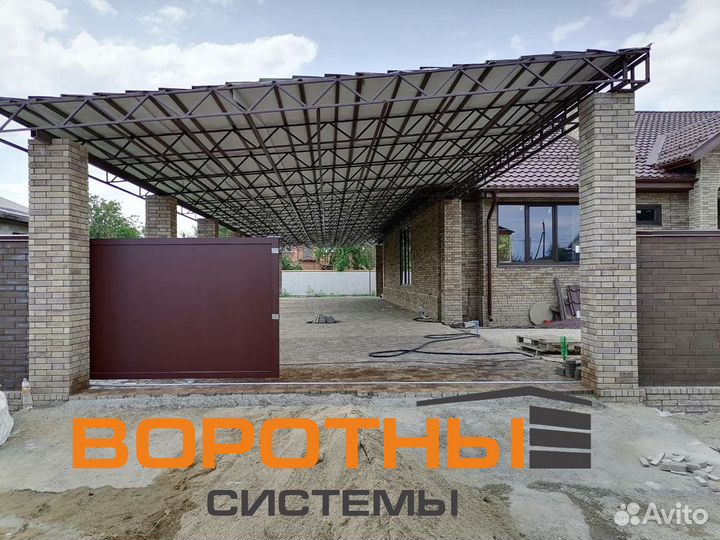 Ворота откатные уличные