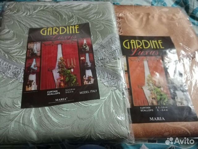 Шторы и скатерть новые