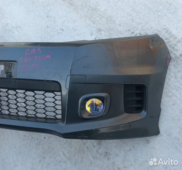 Бампер с туманками honda freed spike