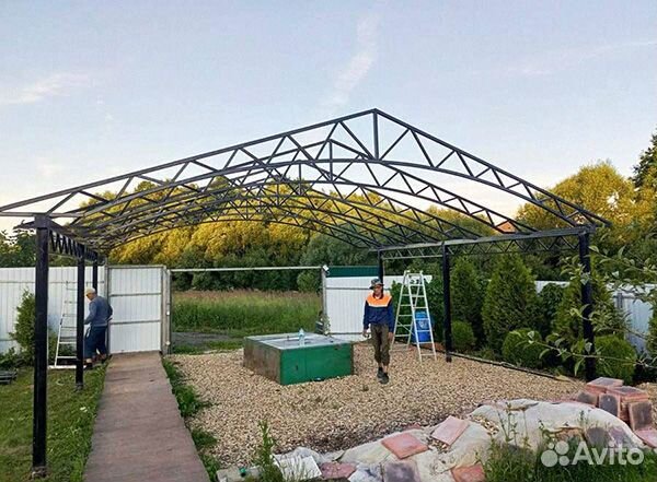 Навес каркас