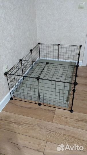 Вольер с поддоном для животных