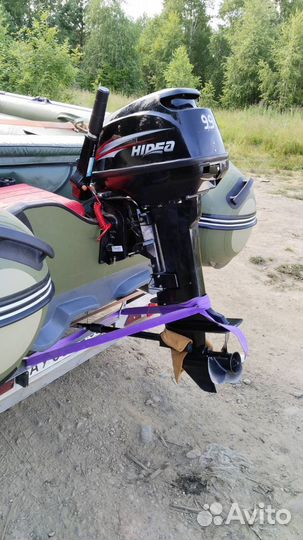 Двухтактный лодочный мотор hidea HD9.9FHS