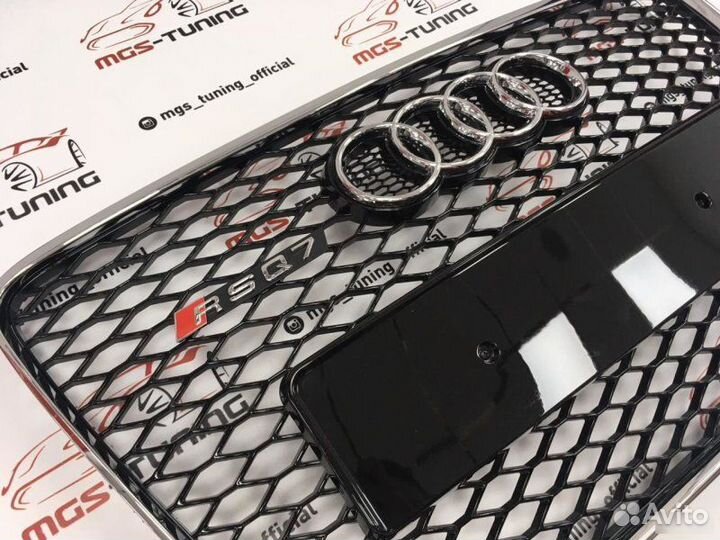 Решётка на Audi Q7 06-15гг. RSQ7 дизайн 1