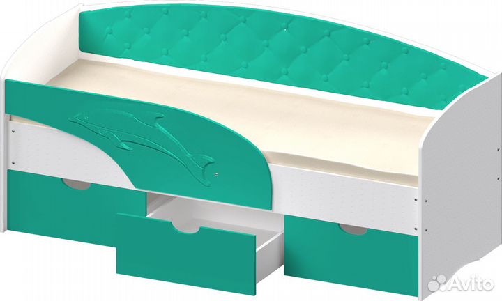 Кровать с бортиком 