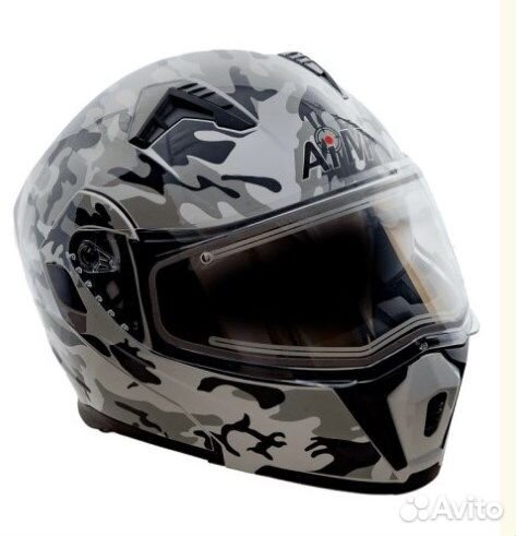 Шлем Снегоходный AiM JK906S Camouflage Glossy L