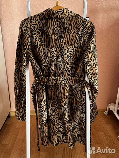Леопардовое пальто
