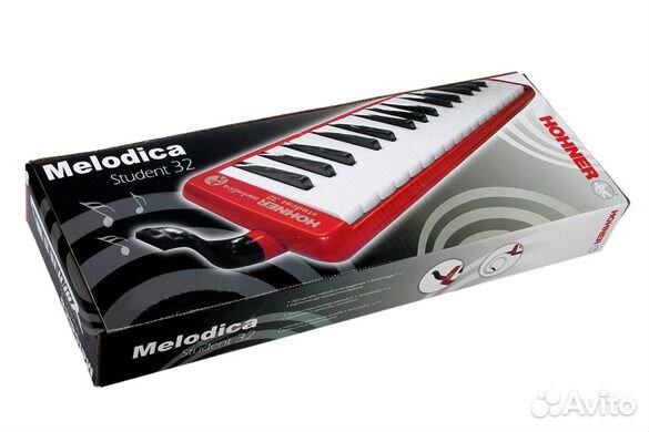 C94321 student Мелодика, 32 клавиши, черная Hohner